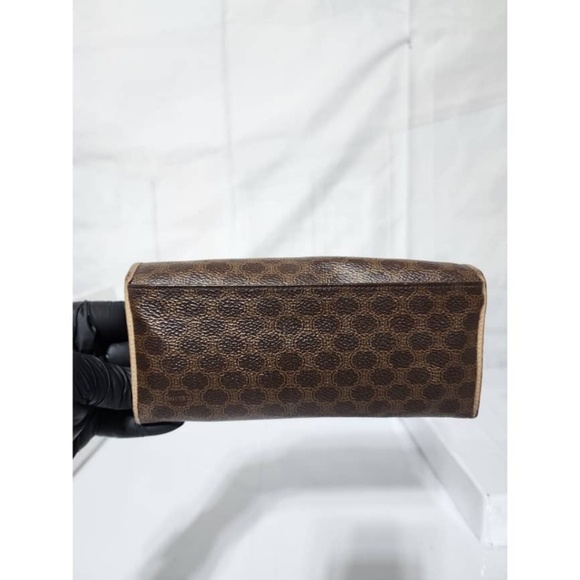 Authentic Celine Vintage Macadam Wallet Brown/Peach - Picture 3 of 13